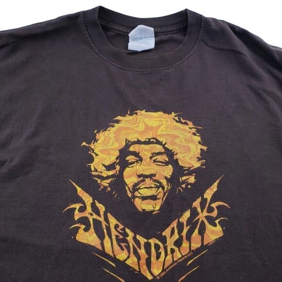 Jimi Hendrix Vintage Y2K T-Shirt 2004 Heavy Cotton Size Medium - Picture 5 of 10